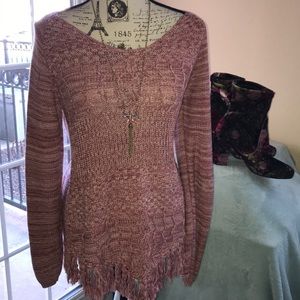 🌺American Rag Rose Colored Knitted Sweater 🌺